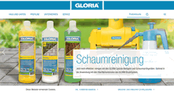 Desktop Screenshot of gloriagarten.de